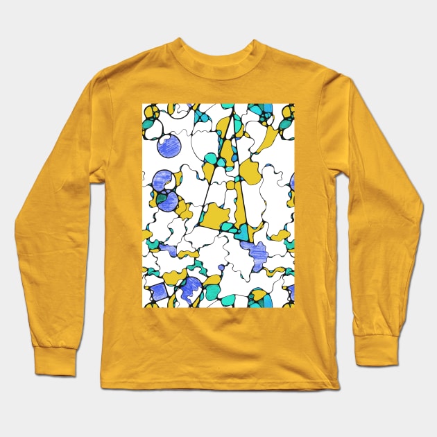 Upload Dreamland seamless pattern Long Sleeve T-Shirt by ozav